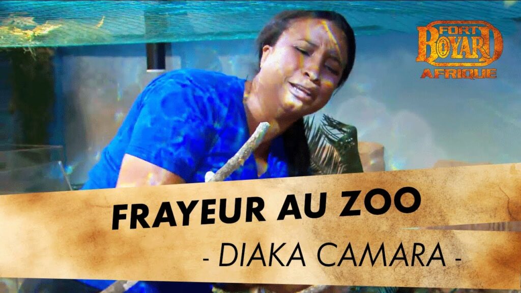 diaka camara sur le tournage de fort boyard